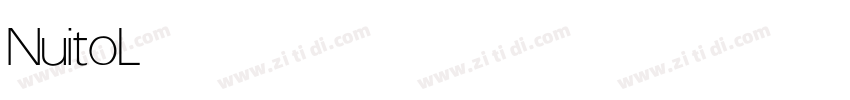 Nuito Light字体转换 Nuito Light字体转换